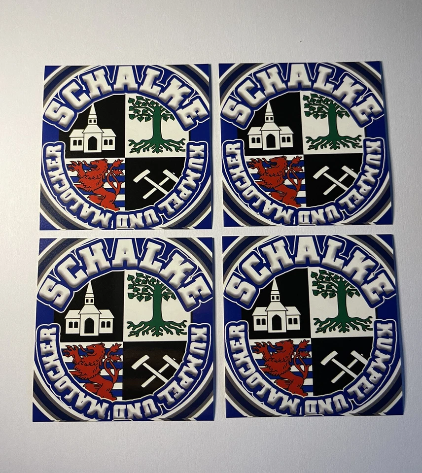 Schalke Gelsenkirchen Fußball Ultras Aufkleber Sticker 200 Stück❗️