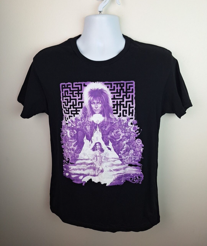 T-shirt Labyrinth Jim Henson Noir - Taille XXL (2XL), Neuf Sans étiquettes, Coupe Régulière Homme