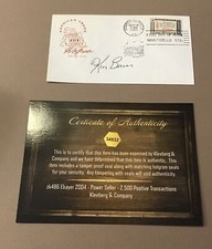 Ken Burns Autographed FDC Cover Monticello Look Great Vignette COA