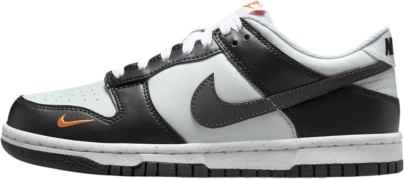 Кроссовки для больших детей Nike Dunk Low Черные/Средне-пепельные-Светло-серебристые (FN7784 001) - 6