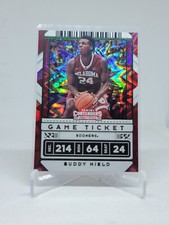 2020-21 Panini Contenders Draft Game Ticket Green Explosion #24 Buddy Hield B3A
