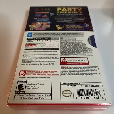 Just Dance 2023 Edition CodeInBox w Bonus Panda Phone Ring Switch