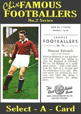 Chix FAMOUS FOOTBALLERS No.2 Series - Select-A-Card