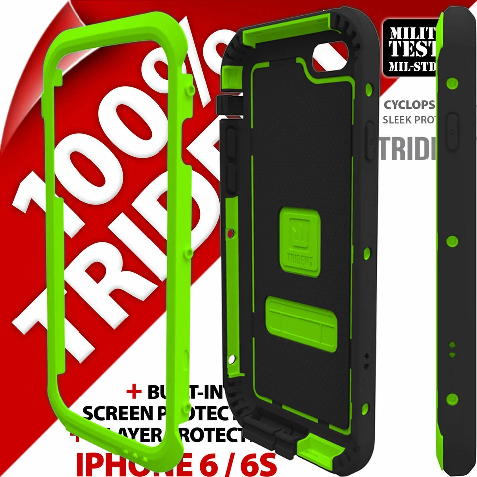 Trident Cyclops Drop Protection Case Cover Rugged for Apple iPhone 6 / 6S (4.7") - Image 4 of 4