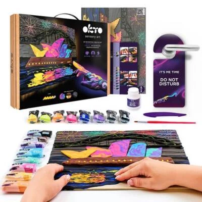 OKTO Air Dry Clay 3D Sensory Art Canvas - Sydney
