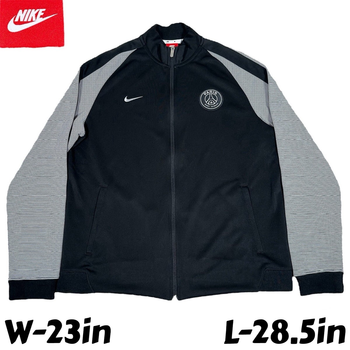 Nike Paris Saint-Germain ジャケット　Ｌサイズ Y2K Nike Paris Saint-Germain F.C. PSG Mini Swoosh Logo Full