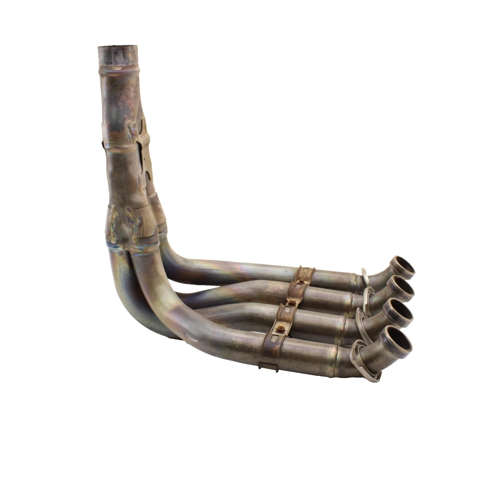 2011 - 2015 KAWASAKI NINJA ZX10R Scarico Testa Manifoddo Tubo Originale OEM