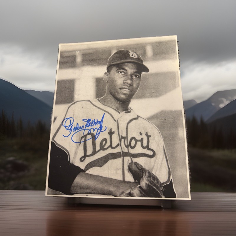 Pedro Sierra Signed 8x10 Photo Detroit Stars Negro League Baseball Autograph