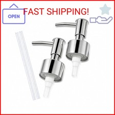 2-Pack Premium Soap Dispenser Pumps Replacement, Lotion Pump Heads for 28/400 Ta