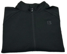 Bench Urbanwear Men's Full Zip Athlectic Lightweight Jacket, Black, M