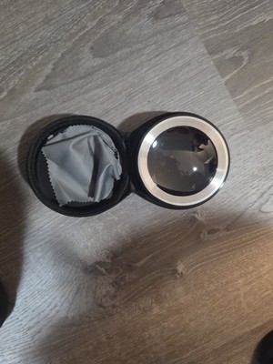 LED Lighted Desktop Magnifier Dome with 5X Magnification, Magnifying Glass