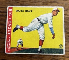 1933 Goudey # 60 Waite Hoyt Vg Paper Loss