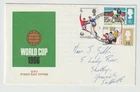 1/6/1966 UK GB FDC - World Cup Football - Ipswich FDI Postmark