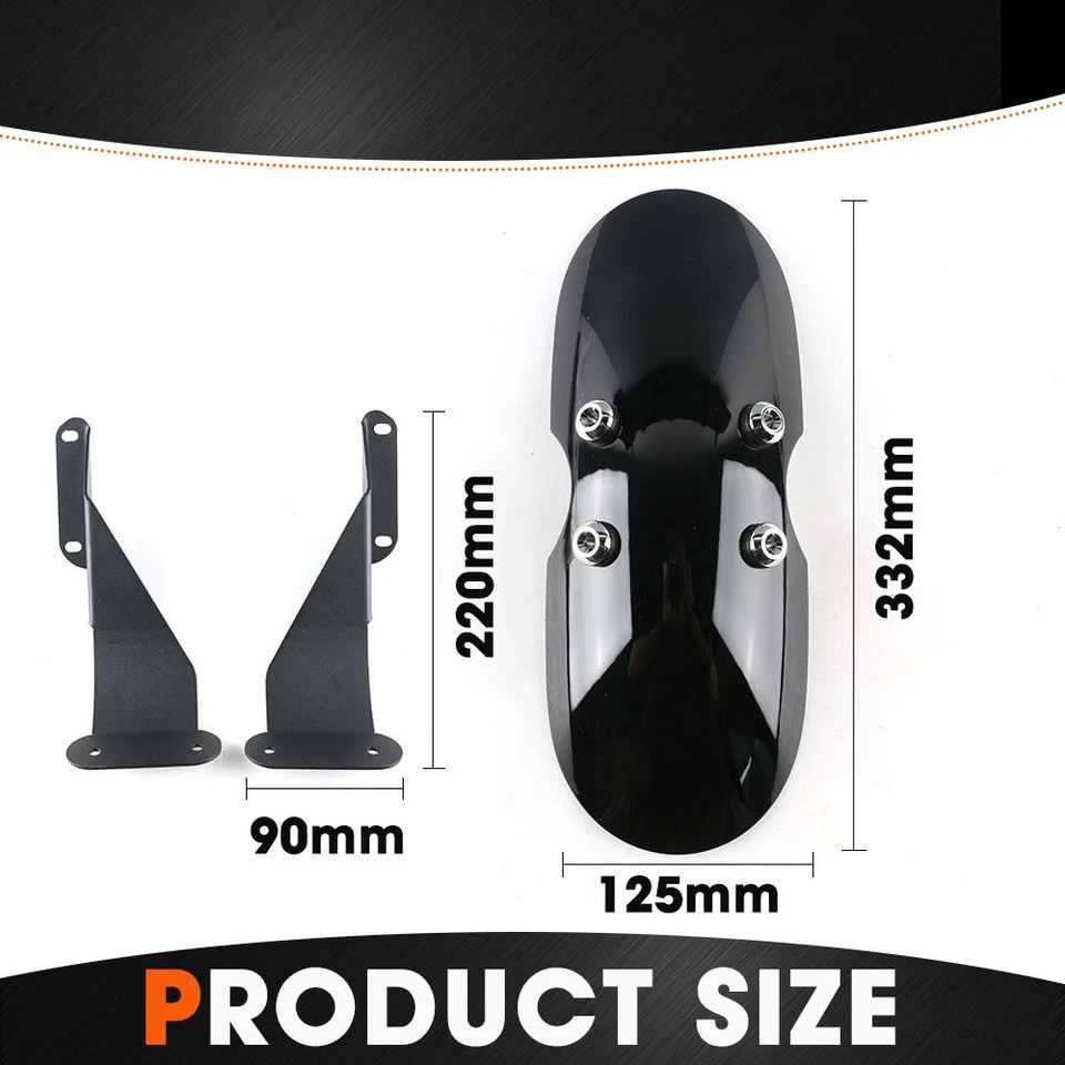 Guardabarros delantero corto de carbono para Ducati Scrambler Sixty2 Cafe Racer Foto 3 de 4