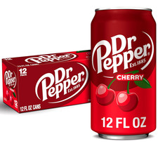 Dr Pepper Soda, Cherry, 12 Pack 12 Oz Free Shipping!!!!!!!