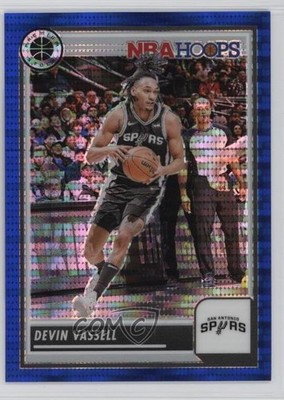 2023-24 Panini NBA Hoops Premium Stock Blue Pulsar Prizm /75 Devin Vassell 1ti6