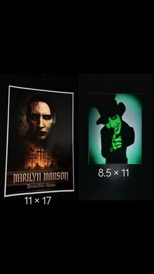 Marilyn Manson Poster SELLING TOGETHER READ DESCRIPTION 