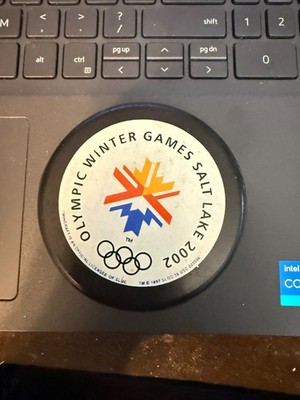 OFFICIAL LINDSAY Olympic Winter Games Salt Lake 2002 Puck