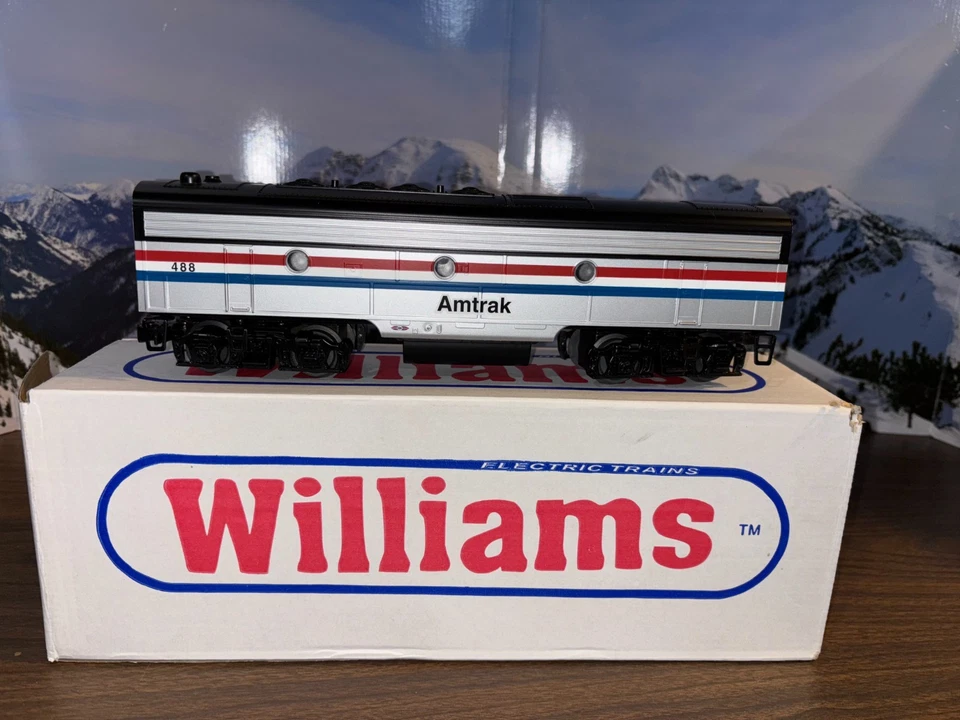 Classic Williams O gauge F7-200B Amtrak Dummy B unit Numbered 488 with exc. box - Image 2 of 4