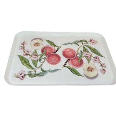 Portmeirion Peach Blossom Melamine Tray Susan Williams-Ellis Vintage Italy