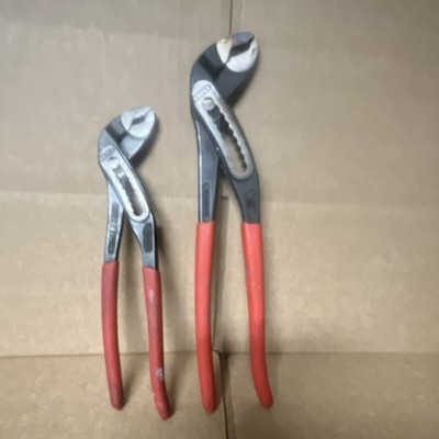 KNIPEX 88 01 250 & 88 01 300 Adjustable Self-Locking Water Pump Pliers Set 250m 