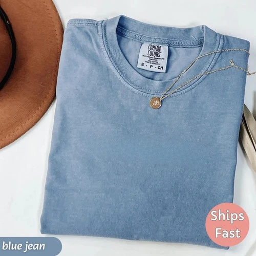 Comfort Colors Shirt: Personalized Soft Cotton Tee - product listing photo