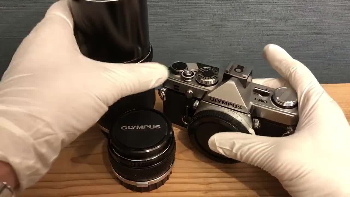 【送料込み】【実用美品】オリンパスOM-1+ZUIKO50ｍｍ OM-SYSTEM ZUIKO MC AUTO-S 50mm F1.4 OMマウント OLYMPUS