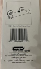 Main Stream By Aqualona Thermostatic Shower Mixer Btand New