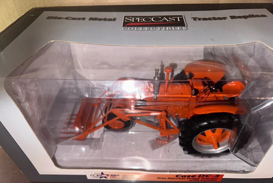 SpecCast 1/16 Case DC-3 Tractor with Front Loader 2012 World Pork Expo #366B* - Image 2 of 2