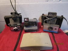 Lot of 3 Vintage Polaroid Instant Film Cameras Untested 210 Square Shooter