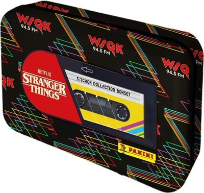 Panini Netflix Stranger Things Sticker Collection Box Set Tin Dose NEU & OVP