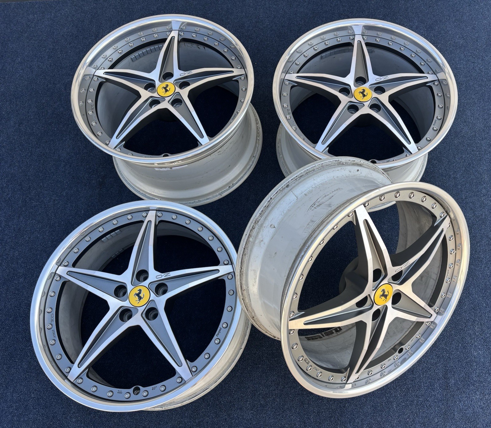 20" FERRARI 599 GTB 612 SCAGLIETTI OZ RACING WHEELS 599 HGTE FORGED RIMS