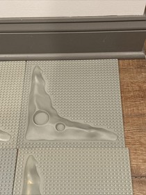 Huge Lot Of 33 Vintage Lego Grey Lunar Space, Road, Green Base Plates