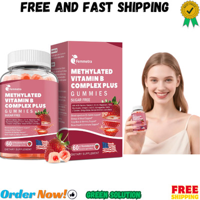 Ultra Methylated Vitamin B Complex Sugar Free Gummies - All B Vitamins + Vita...