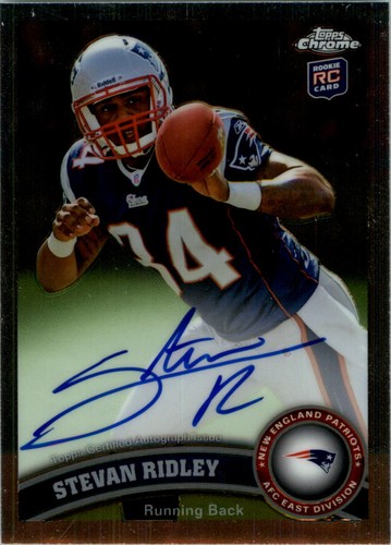 Stevan Ridley #193 2011 Topps Chrome card