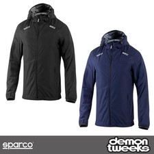 Sparco SL Windbreaker Jacket - Wind & Rain Resistant, Subtle Sparco Branding