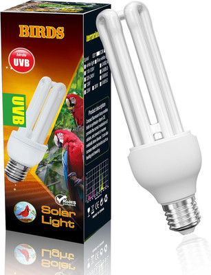 UVB 5.0 Bulb for Birds Compact Fluorescent Light Bulb for Captive Birds, Reptile