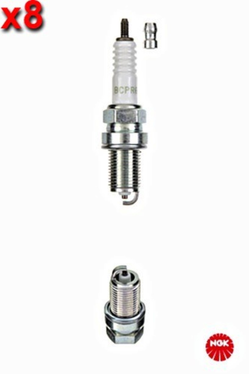 NGK 8x Spark Plug For ASTON MARTIN AUTOBIANCHI CHEVROLET FIAT 80-10 22401KA100