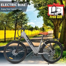 Electric Mountain Bike Adults Ebike 750W Peak Motor BICYCLE 36V Commuter 26''