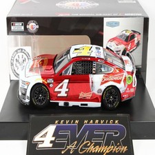 KEVIN HARVICK 2023 COLOR CHROME #4 BUDWEISER FORD /204 MADE MEGA XRARE!!
