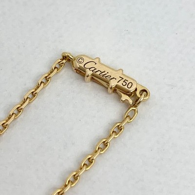 Cartier Forsa Chain Link Slave 750 Yellow Gold Necklace Rare