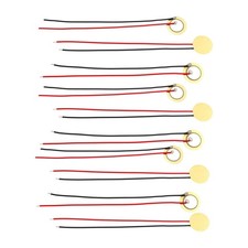 10 Pieces 27mm Piezo Disc Sound Sensors Piezoelectric Pickup Sensors Piezo