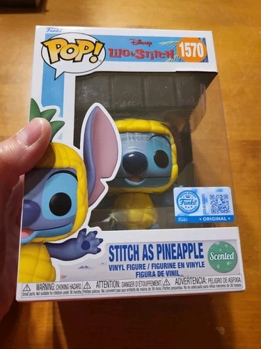 Funko Pop Disney Lilo & Stitch as Pineapple #1570 Scented HOT TOPIC READ