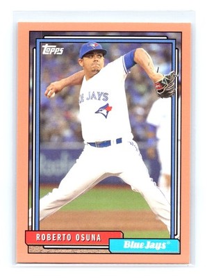 2017 Topps Archives #263 Roberto Osuna Peach SN /199