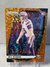 2024 Panini Prizm Will Reichard Orange Disco Prizm Rookie #396 Minnesota Vikings