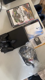 Sony PlayStation 2 PS2 Slim SCPH-77001 Game System Console Full System READ