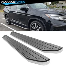 Fits 16-22 Honda Pilot V2 Style 68" Aluminum Side Step Nerf Bar Running Board