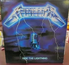 Real 1st PRESS Metallica MEGAFORCE Ride The Lightning 1984  MRI-769 VG+