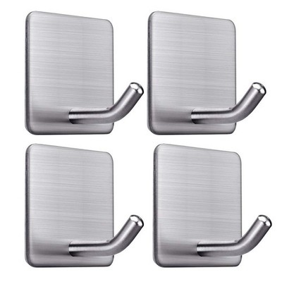 Heavy Duty Adhesive Towel Hooks Stick on Towel Hanger Wall Holder Waterproof ...