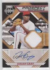 2021 Elite Extra Edition Prospect Materials Signatures Josiah Gray Auto 0qi1